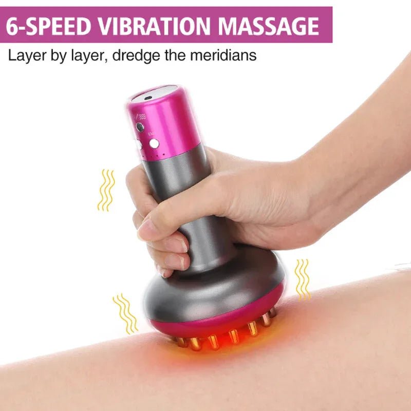 “Multi - Therapy Pain & Fat - Burn Massager (Heat + EMS + Vibration + Red Light)” - Elivio