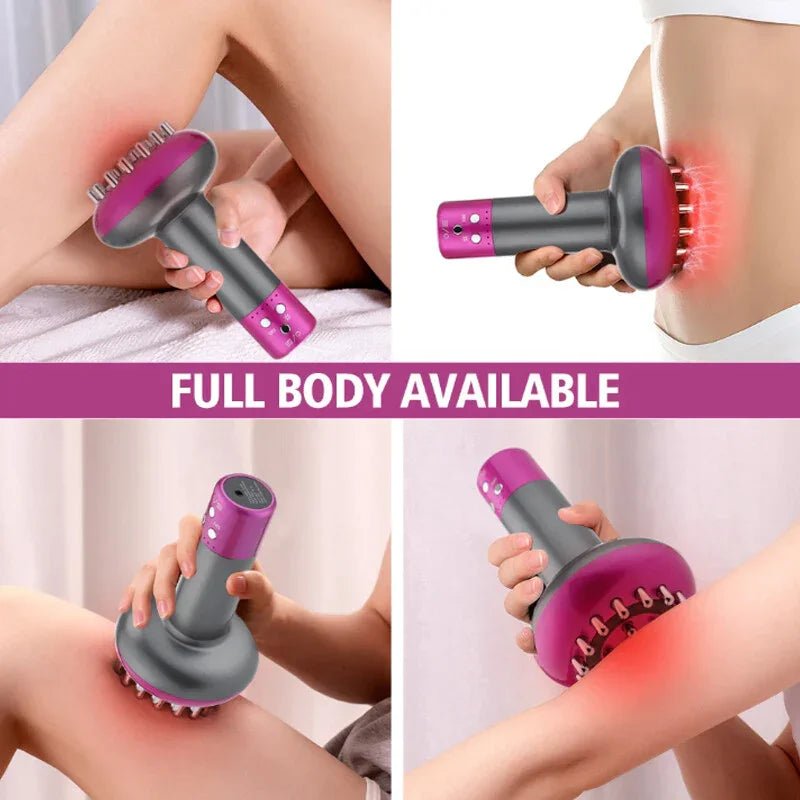 “Multi - Therapy Pain & Fat - Burn Massager (Heat + EMS + Vibration + Red Light)” - Elivio